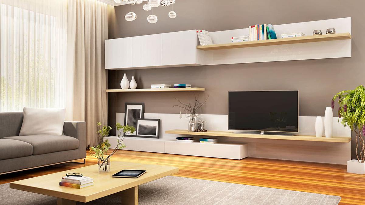 mueble de salon a medida