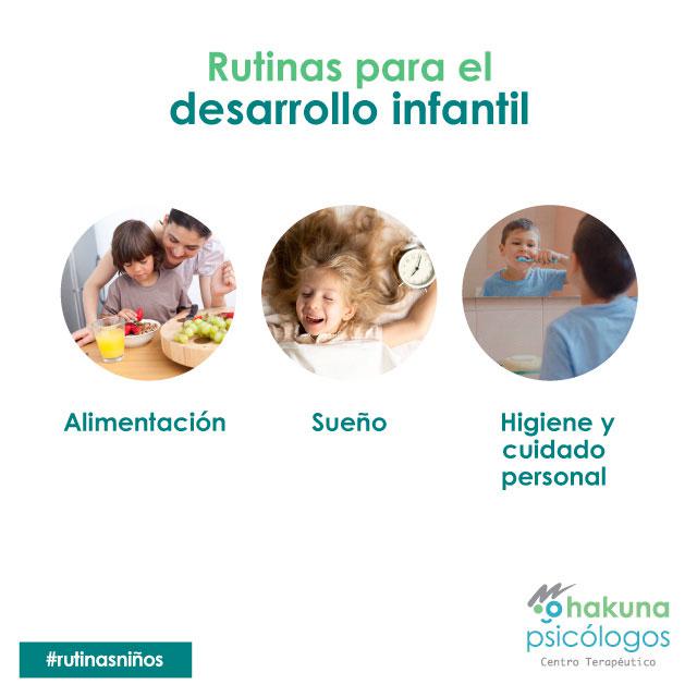 Rutinas y su influencia en el desarrollo infantil