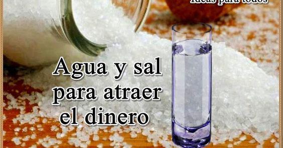 ¡Agua y Sal, poderosos Elementos que Atraen el Dinero de manera extraordinaria!
