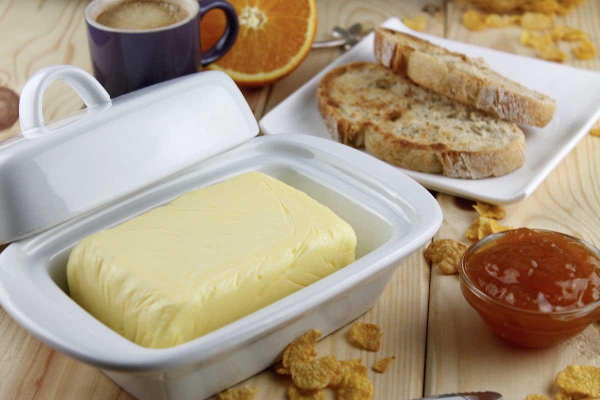 mantequilla sin lactosa casera