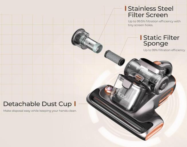 Construcción del aspirador antiácaros