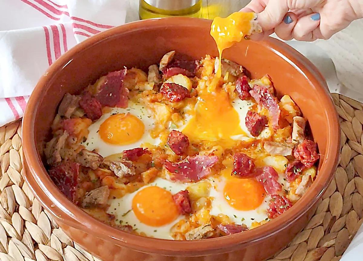 receta de huevos
