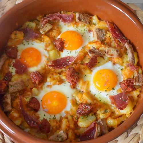 como hacer huevos a la salmantina