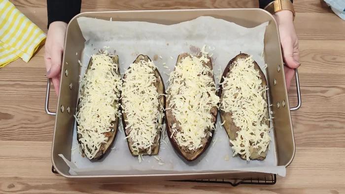 como hacer berenjenas rellenas 5
