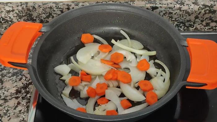 como hacer arroz meloso paso 2