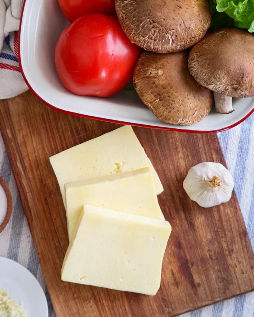 halloumi burger queso portobello ingredientes