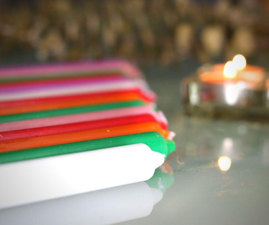 color velas feng shui