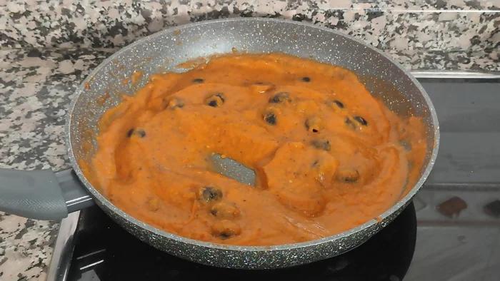 como hacer salsa siciliana paso 4