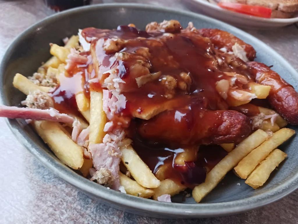 Donde comer en Irlanda: Bilberry Mill Cafe. Bushmills, patatas especiales de Navidad