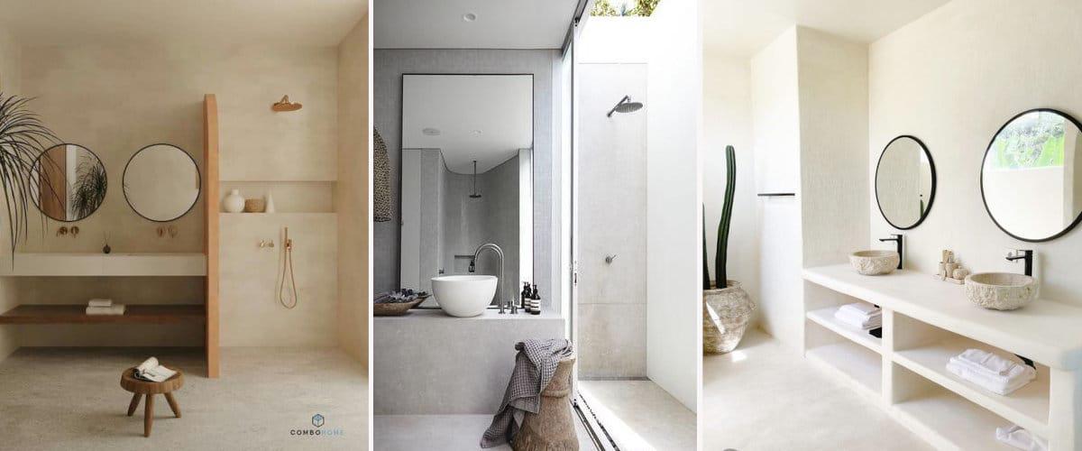 Baño de microcemento