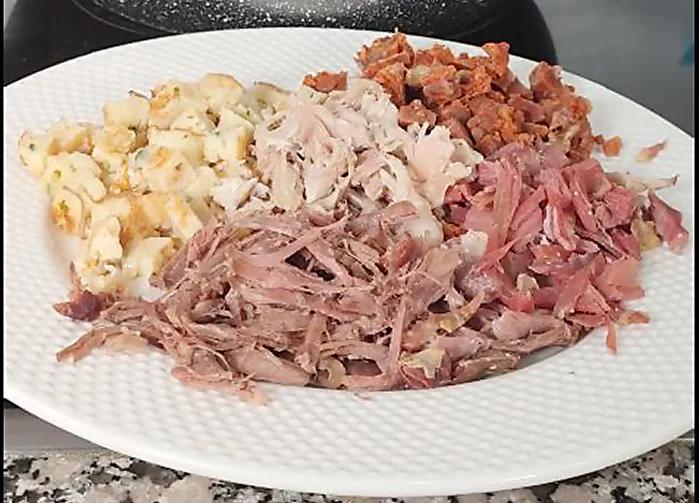 como hacer ropa vieja paso 1