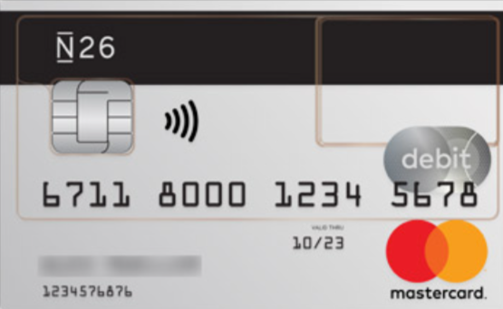 tarjeta n26 extranjero