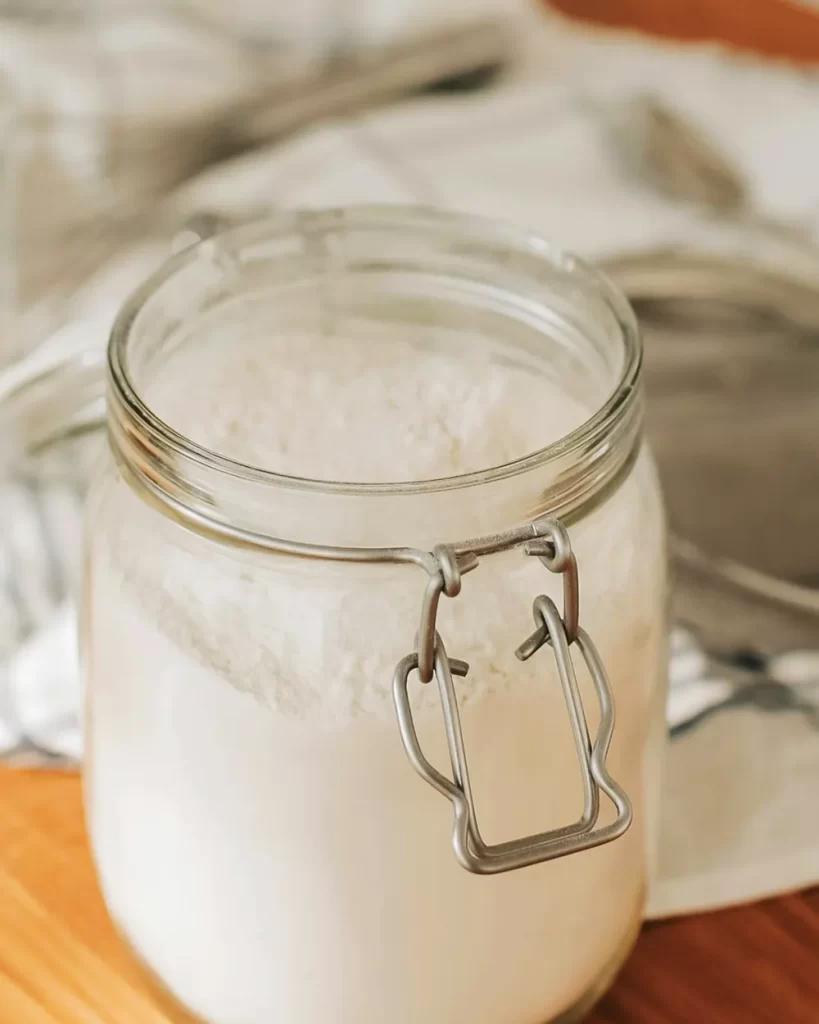 frasco guardar polvo de hornear