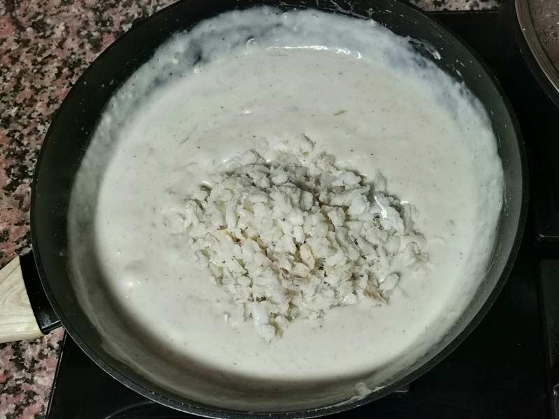 BAcalao a la bechamel