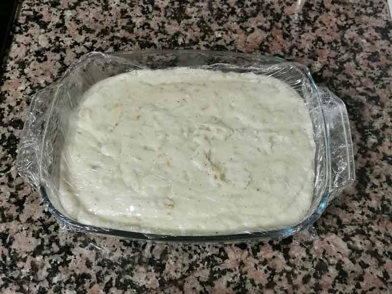 Enfriar masa croquetas