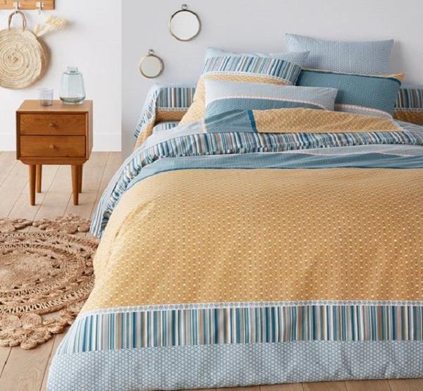 colchas-y-cojines rayados