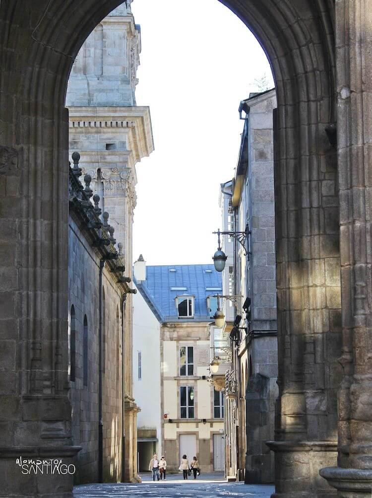 Detalle de la Catedral de San Salvador, en Oviedo 