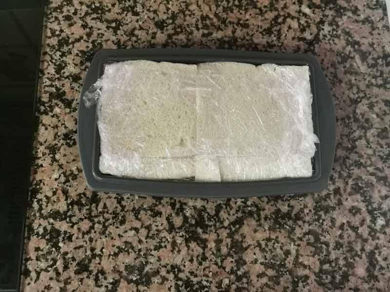 Tapar pastel con.film