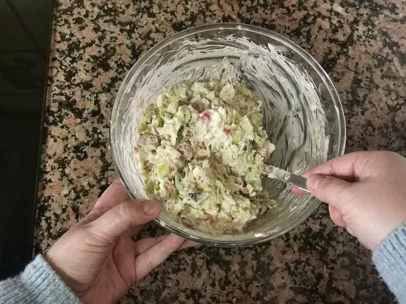mayonesa al relleno