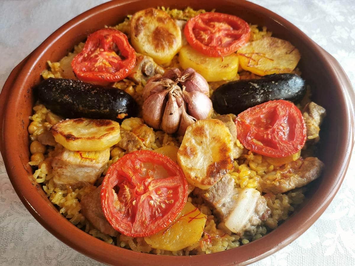 Receta de arroz al horno
