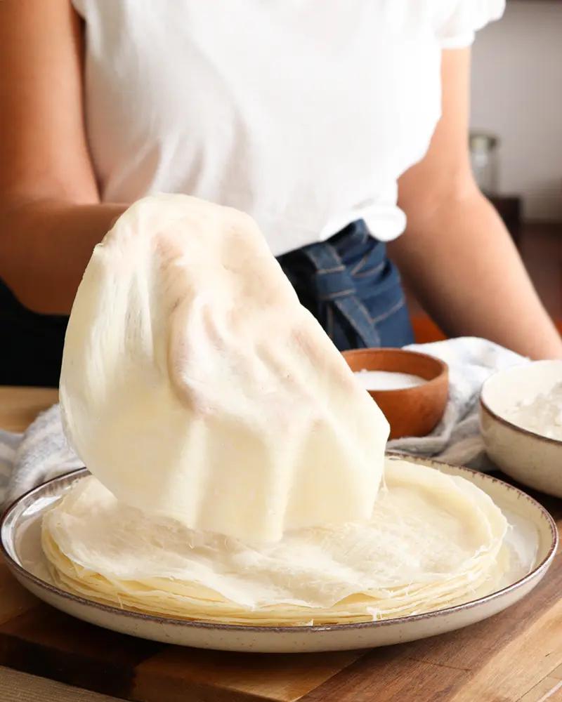 rollitos primavera arrolladitos eggroll masa casera