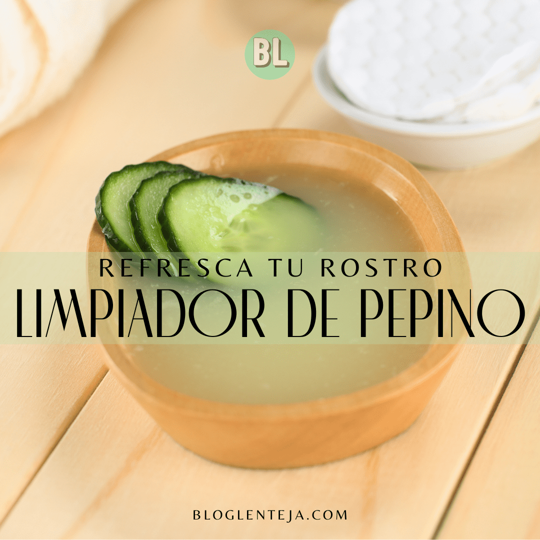 Refresca tu rostro con este Limpiador de Pepino