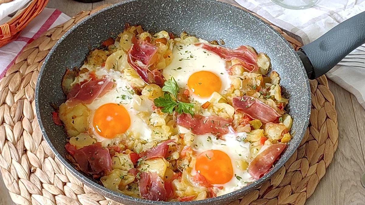 huevos estilo campero o campesino