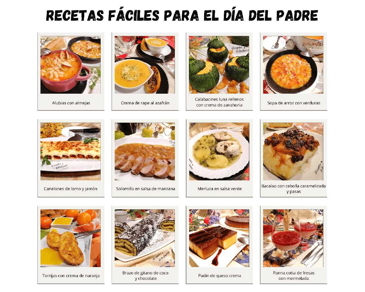 recetas fáciles para el día del padre