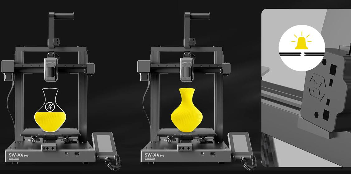 Artillery Sidewinder X4 Pro - Sensor de filamento