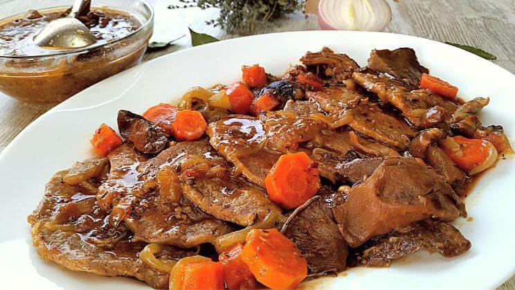 Filetes de ternera en salsa