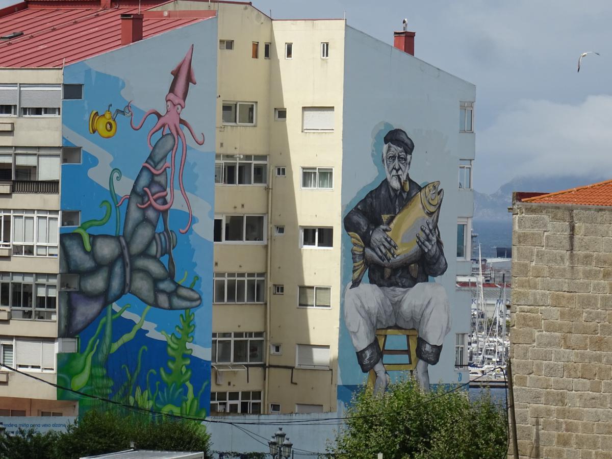 Arte urbano en los edificios de Vigo