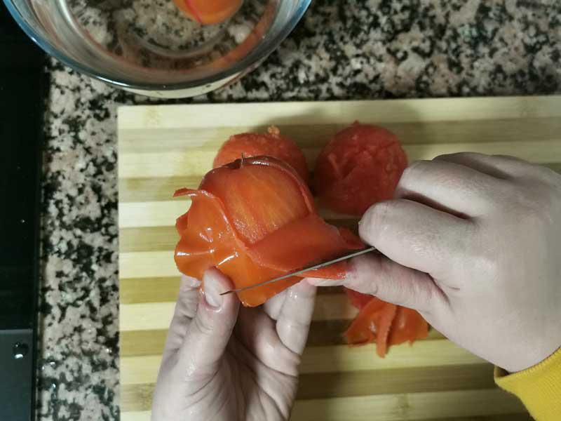 Pelar tomates