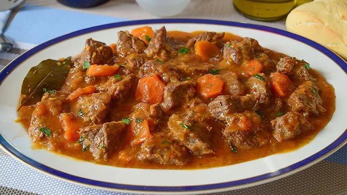 estofado de ternera