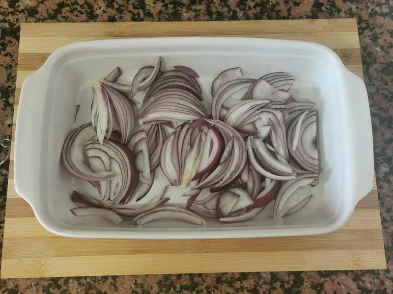 Cebolla lila juliana