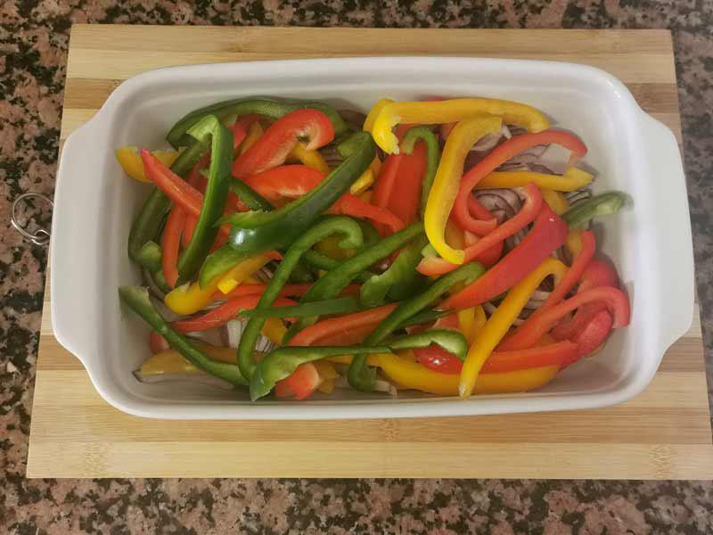 Pimiento verde juliana