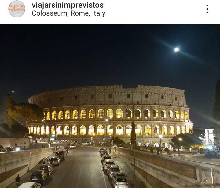 Itinerario de Interrail en Italia. Coliseo de Roma