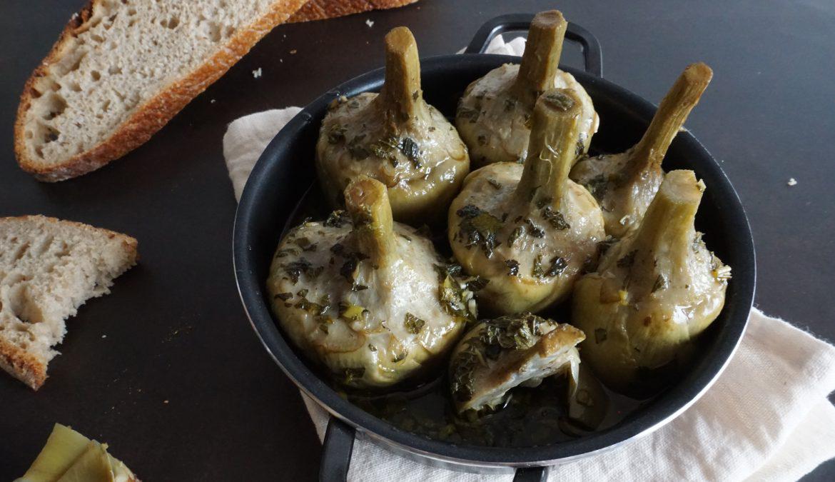 alcachofas a la romana