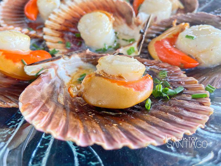 Vieiras a la plancha