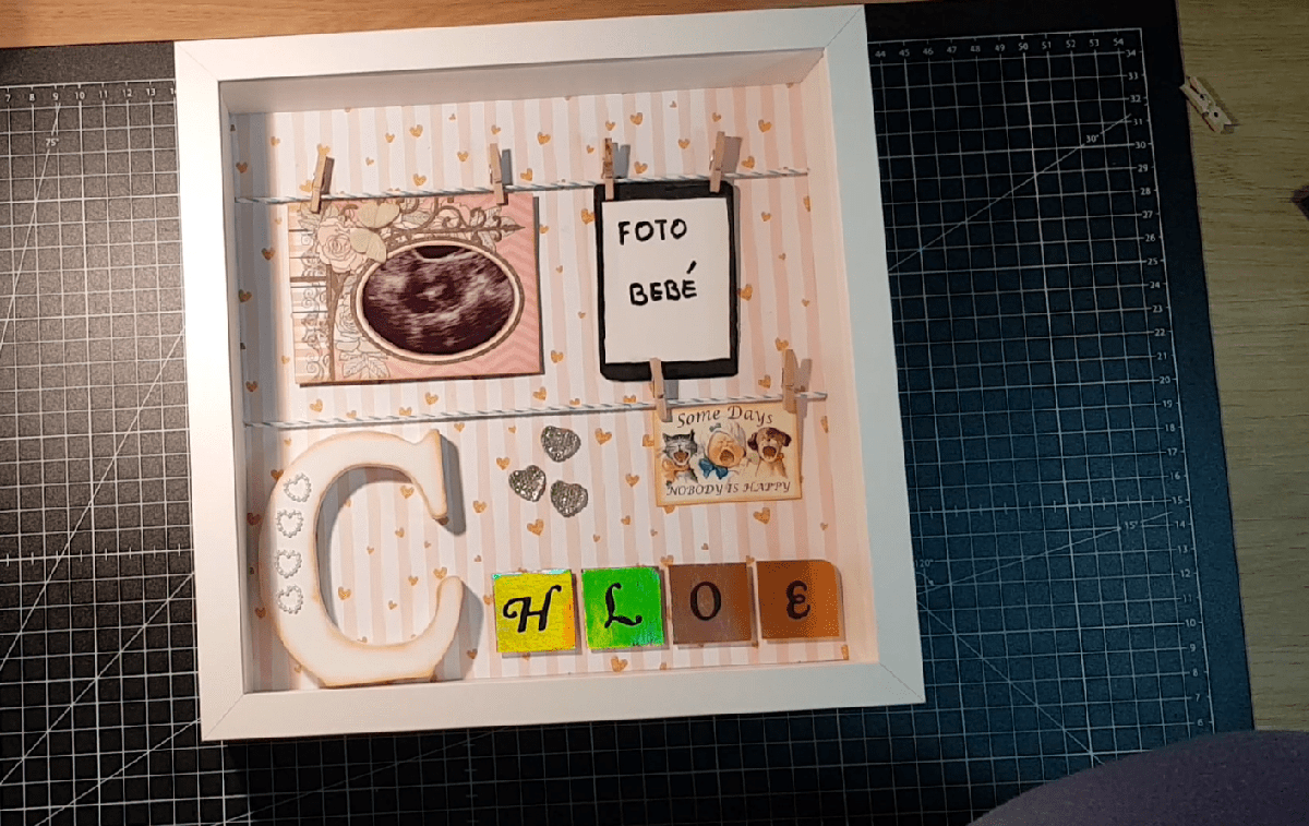 CUadro DYI para habitación del bebé