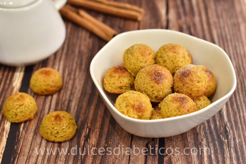 Bunuelos de calabaza sin azucar