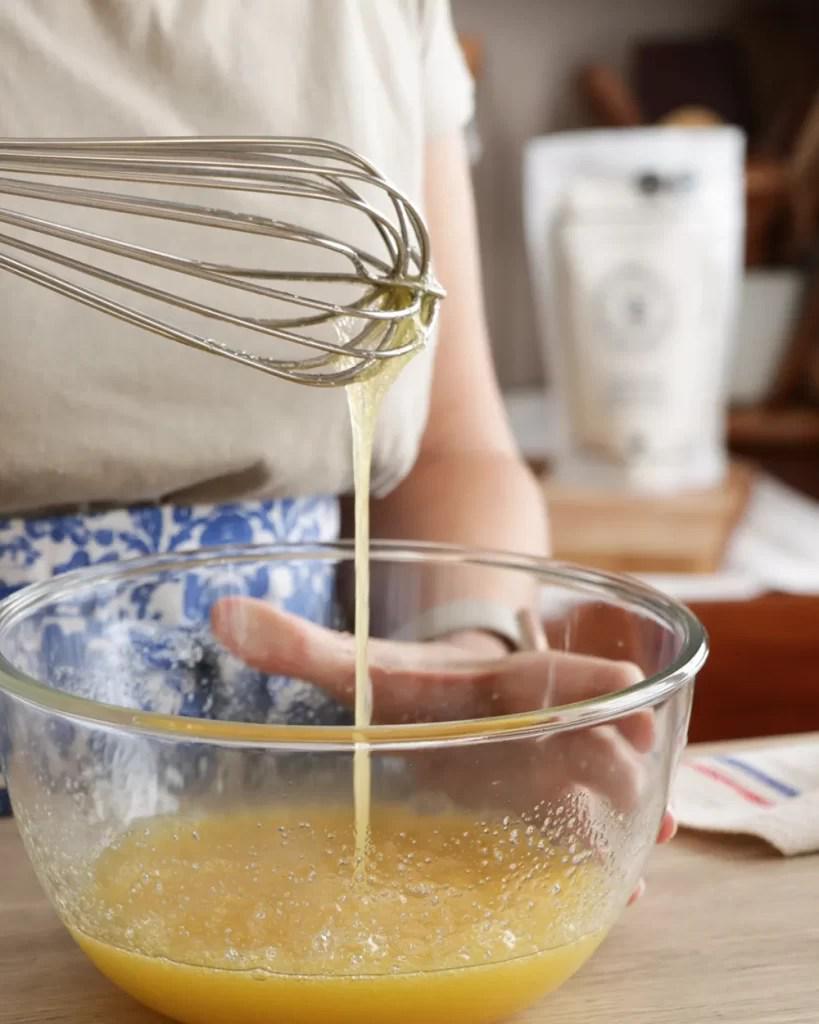 batido huevos con azúcar