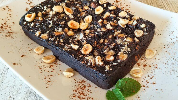 Brownie de cacao y café