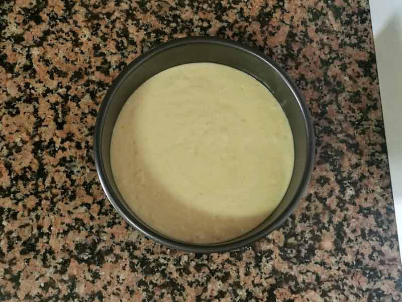 Mezcla bizcocho molde