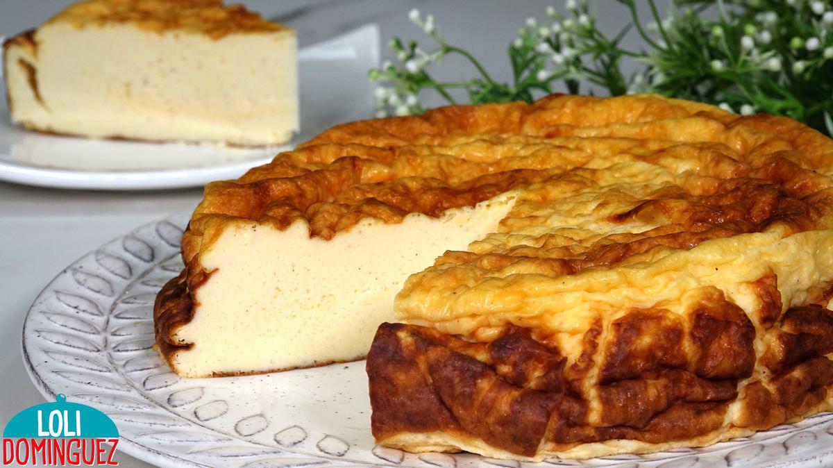 TARTA DE YOGUR SALUDABLE. ¡¡Sin azúcar y sin gluten!! Con solo 5 ingredientes conseguimos una tarta riquísima de textura suave y jugosa que recuerda al queso fresco
