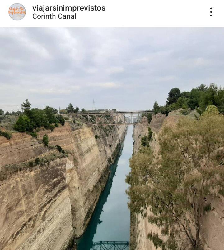 Excursiones imprescindibles desde Atenas. Canal de Corinto