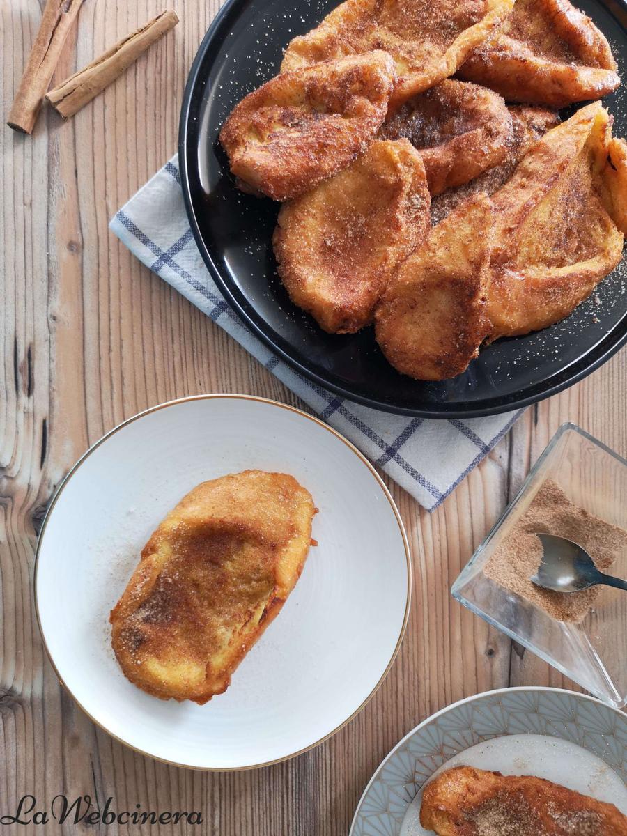 torrijas de leche caseras