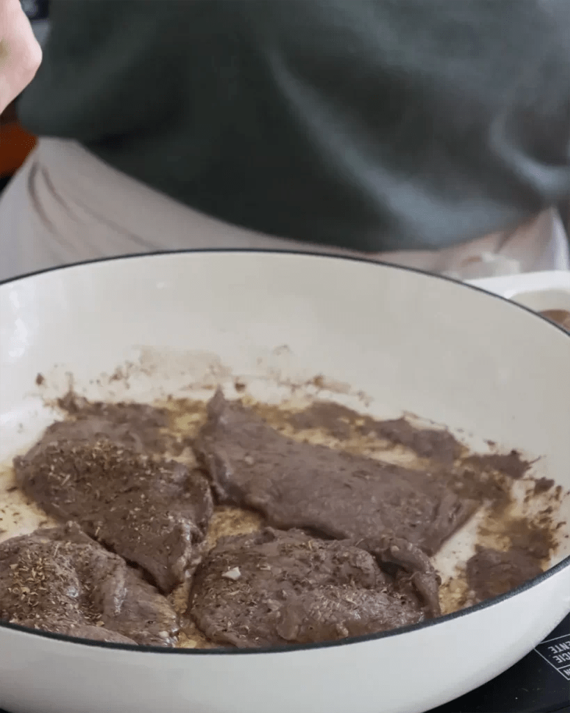 bifes cocidos sarten