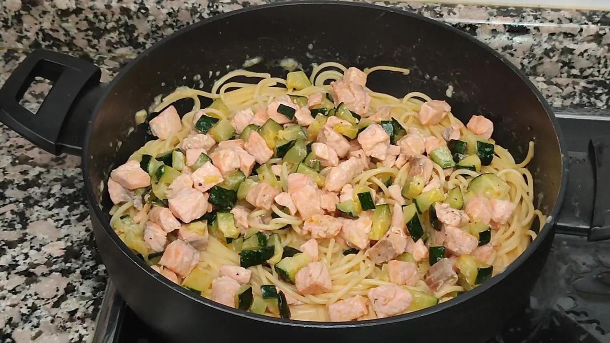 como hacer espaguetis carbonara calabacin 5c