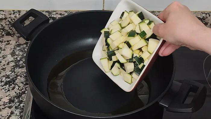 como hacer espaguetis carbonara calabacin 1