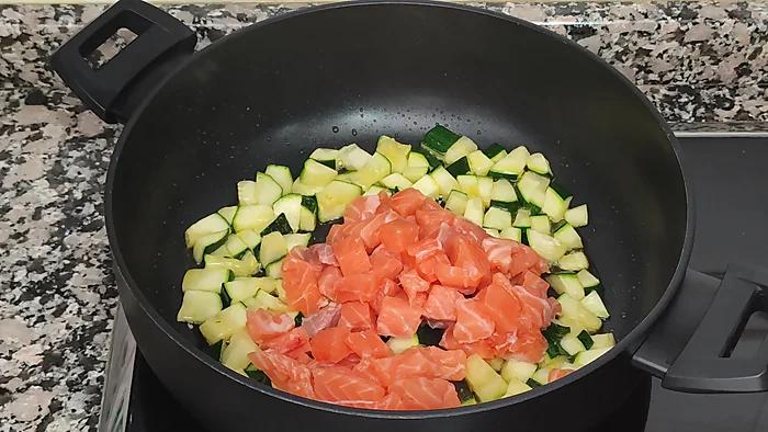 como hacer espaguetis carbonara calabacin 1b